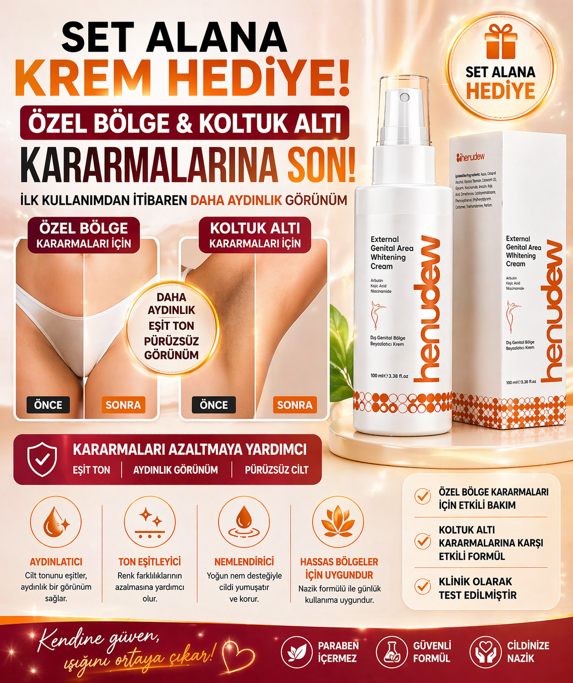 Profesyonel Makyaj Seti (ÖZEL BÖLGE BEYAZLATICI HEDİYELİ) –  Sadece 560₺