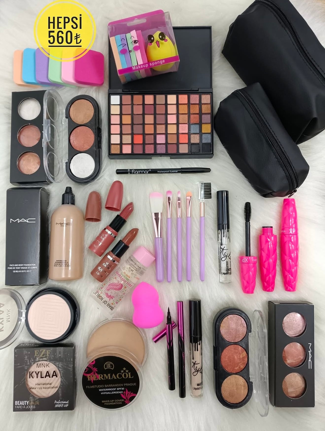 Profesyonel Makyaj Seti (Tam Set) –  Sadece 560₺